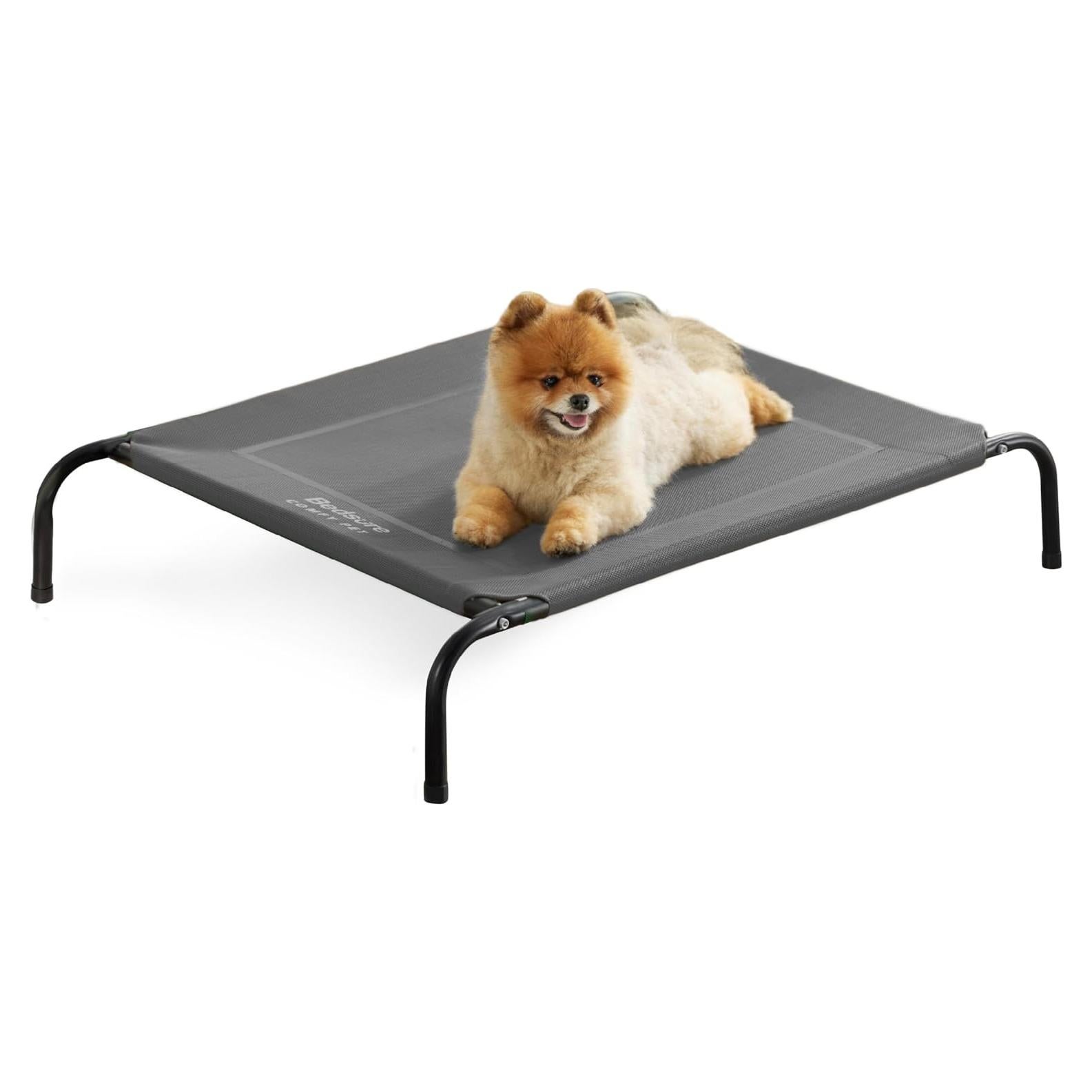 Cama Elevada para Perros Pequeños Bedsure Gris 89.9x65 cm