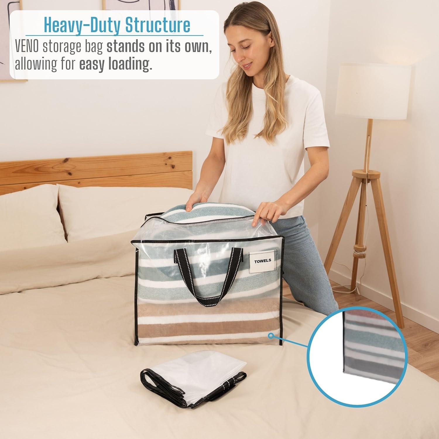 VENO 4 Bolsas de Almacenamiento Alta Resistencia 49.2L