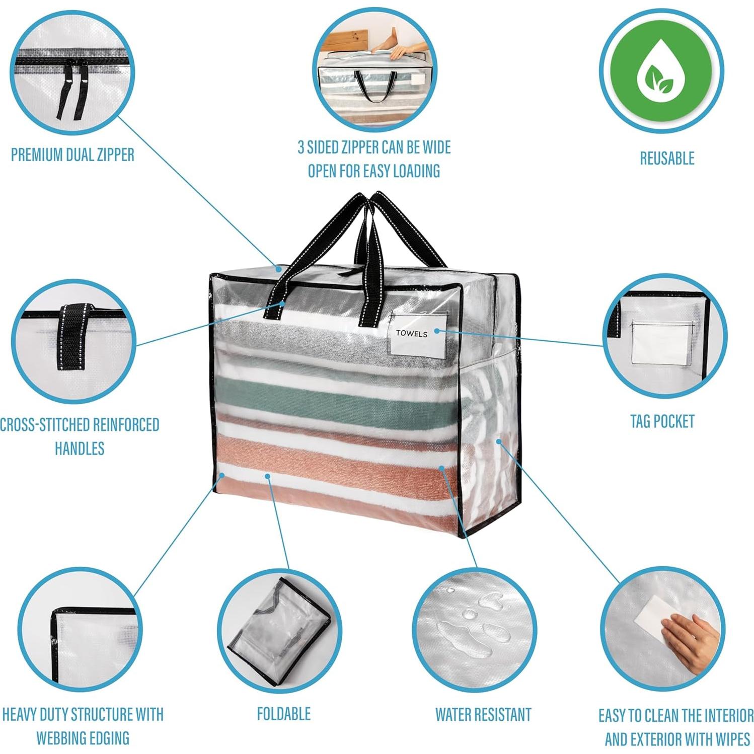 VENO 4 Bolsas de Almacenamiento Alta Resistencia 49.2L