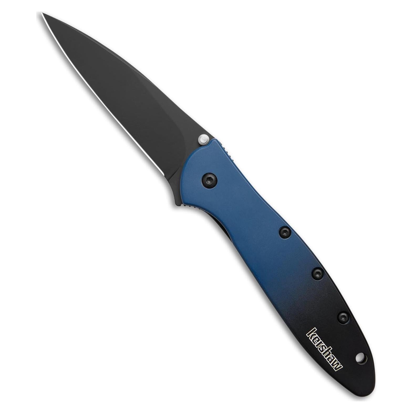 Cuchillo de bolsillo Kershaw Leek MagnaCut 7.62 cm azul/negro