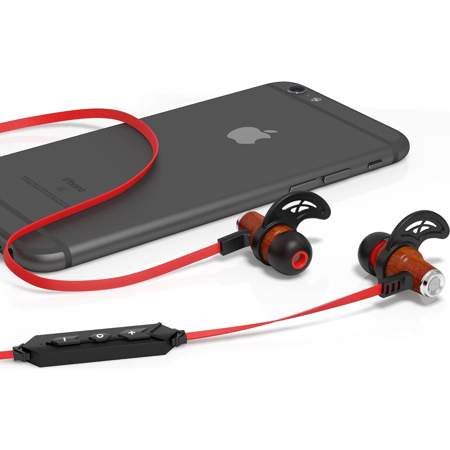 Auriculares In-Ear Inalámbricos Bluetooth Symphonized NRG Rojo