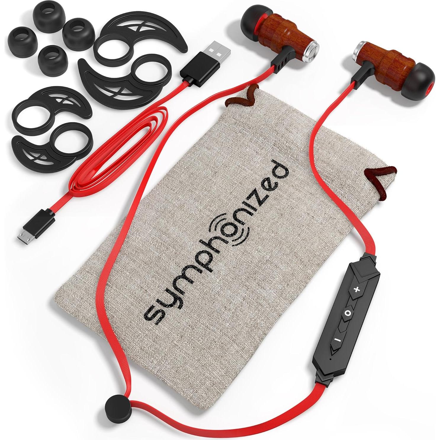 Auriculares In-Ear Inalámbricos Bluetooth Symphonized NRG Rojo