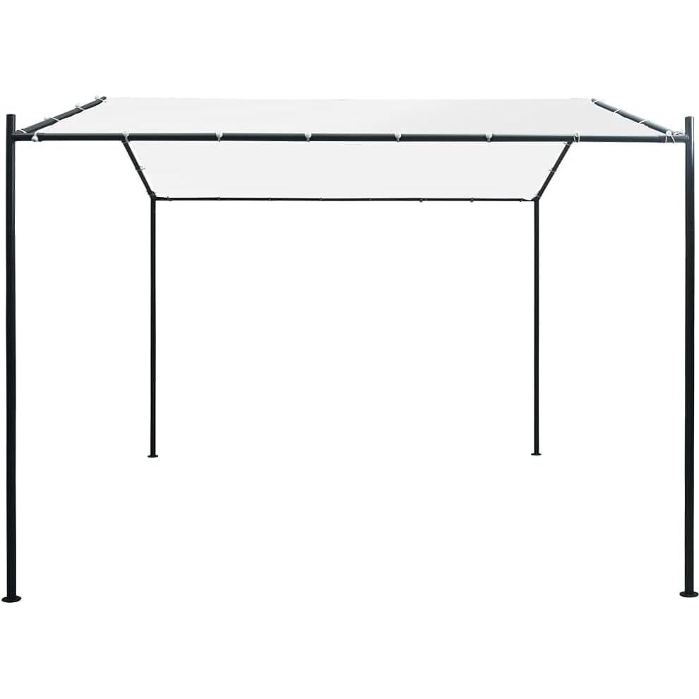 Gazebo Exterior FUDUGEHMIOFWFJJ Blanco 2.99m x 2.99m x 2.59m