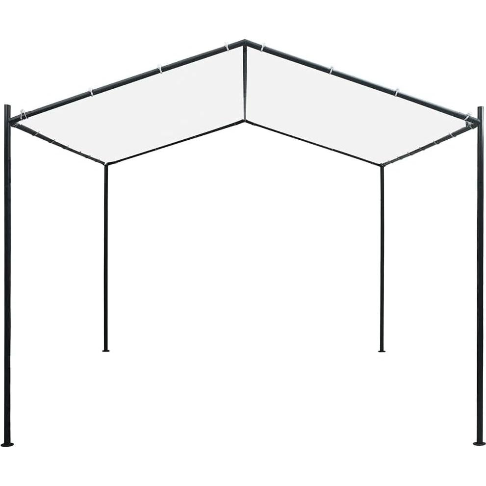 Gazebo Exterior FUDUGEHMIOFWFJJ Blanco 2.99m x 2.99m x 2.59m