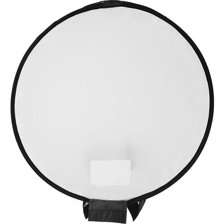 Difusor Softbox Redondo Reflex Camera 30cm Tela Negra+Blanca