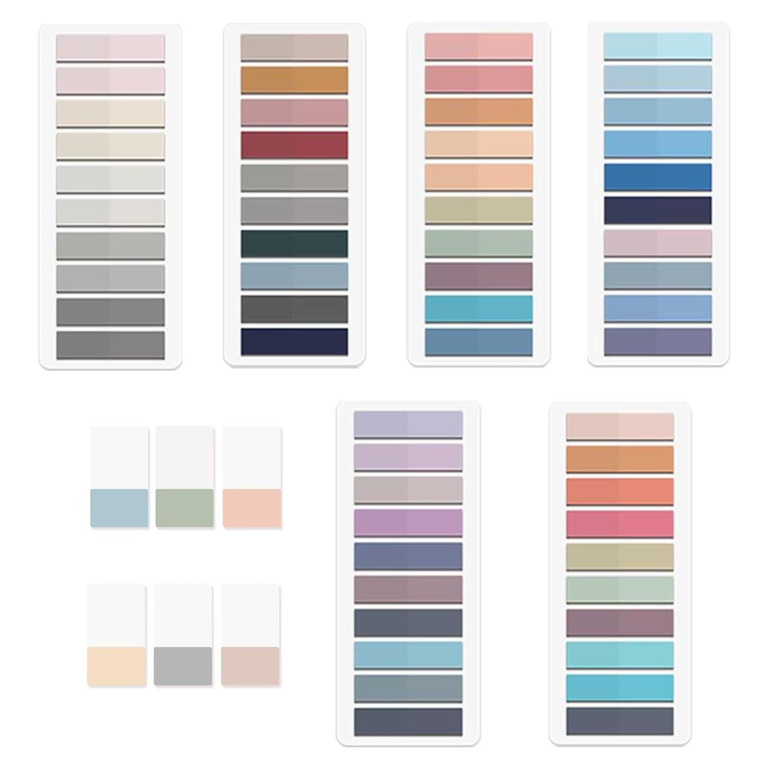 Pestañas Adhesivas Transparentes Ubuymart 1320 Hojas Multicolor