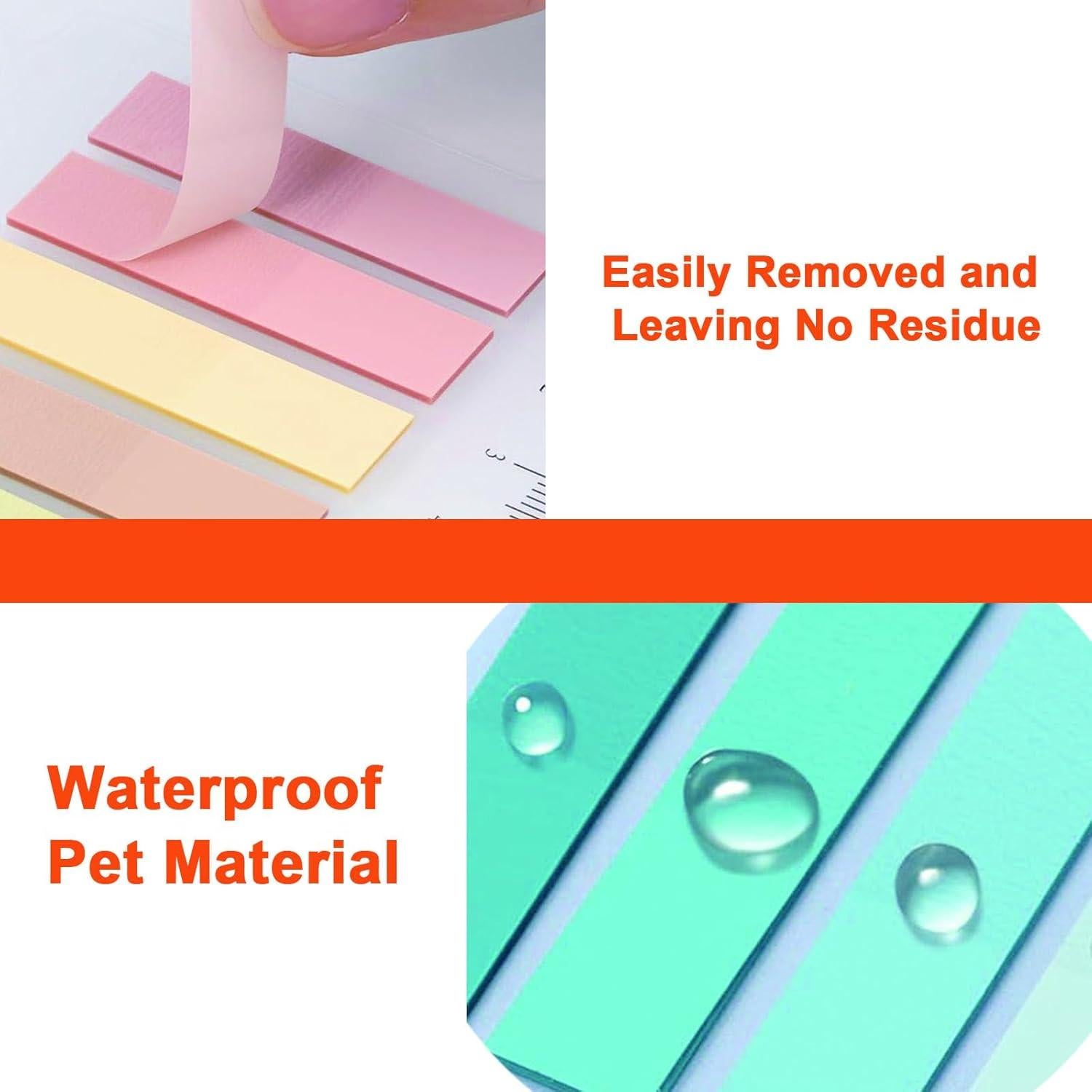 Pestañas Adhesivas Transparentes Ubuymart 1320 Hojas Multicolor