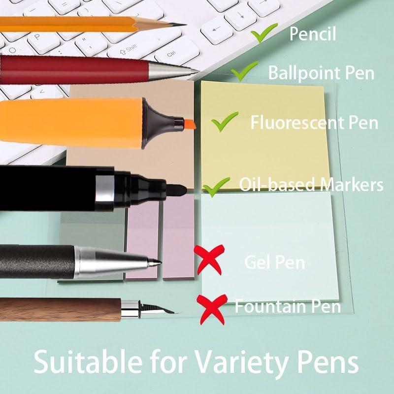 Pestañas Adhesivas Transparentes Ubuymart 1320 Hojas Multicolor