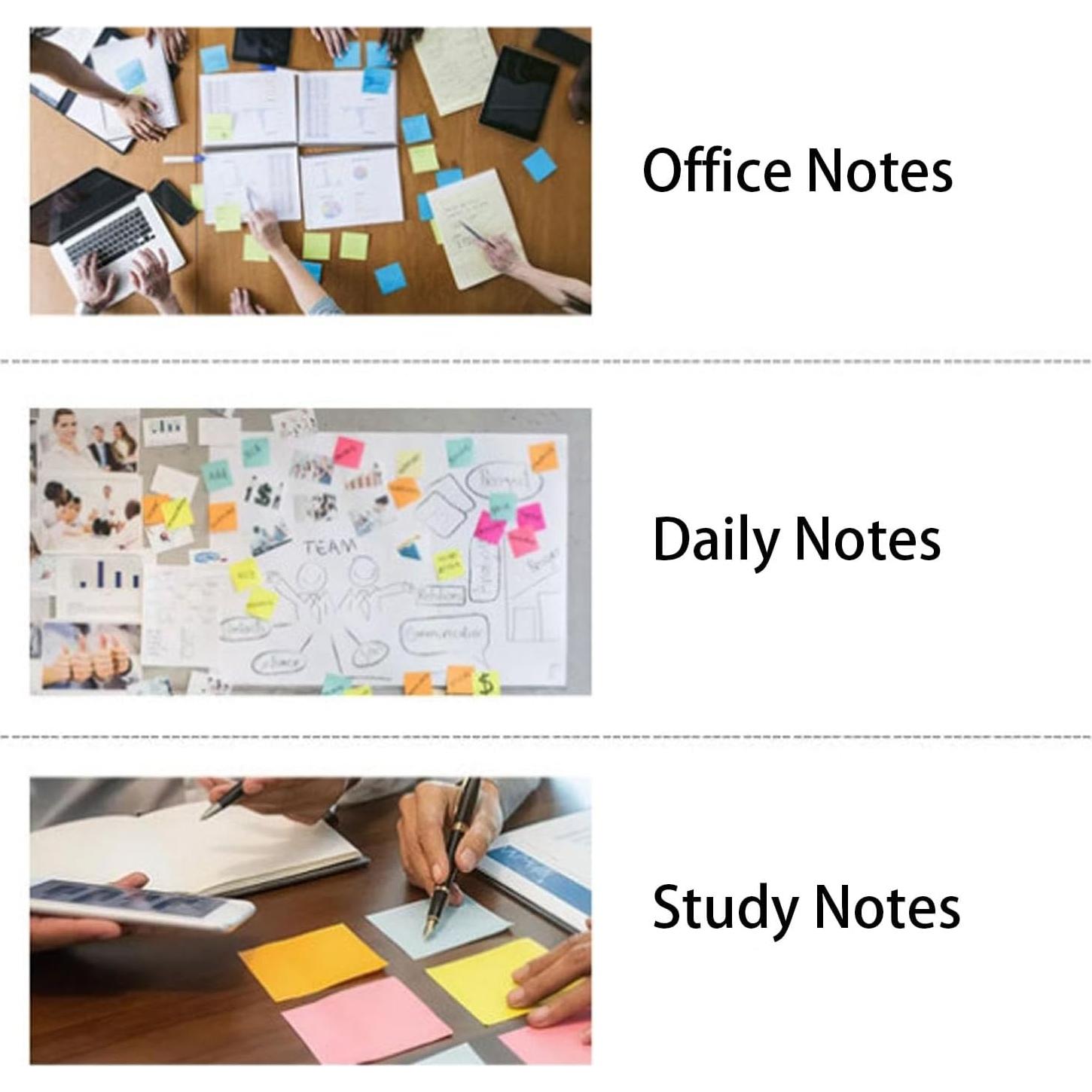 Pestañas Adhesivas Transparentes Ubuymart 1320 Hojas Multicolor