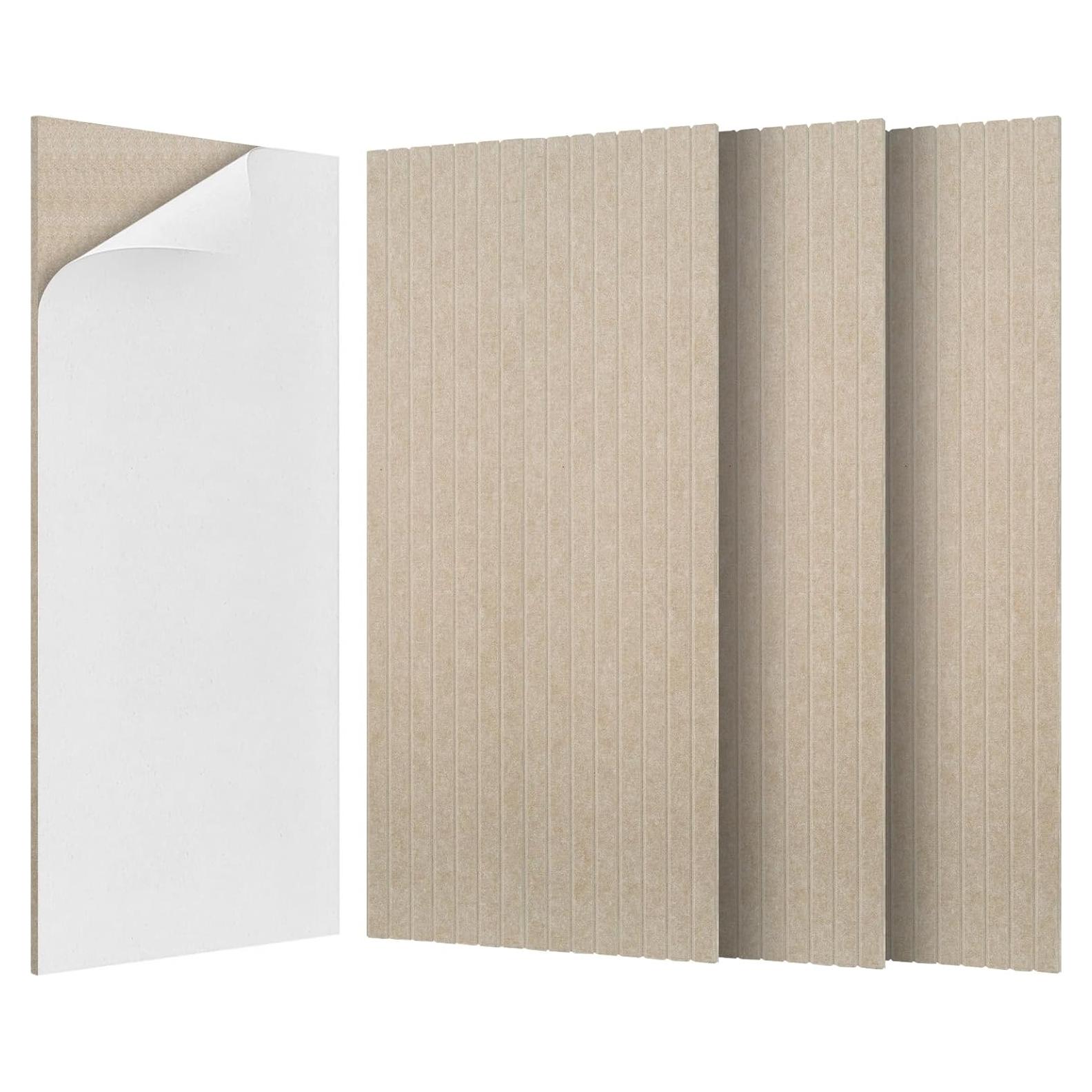 BUBOS Paneles Acústicos Grandes 120x60 cm 5 Piezas Camel 2