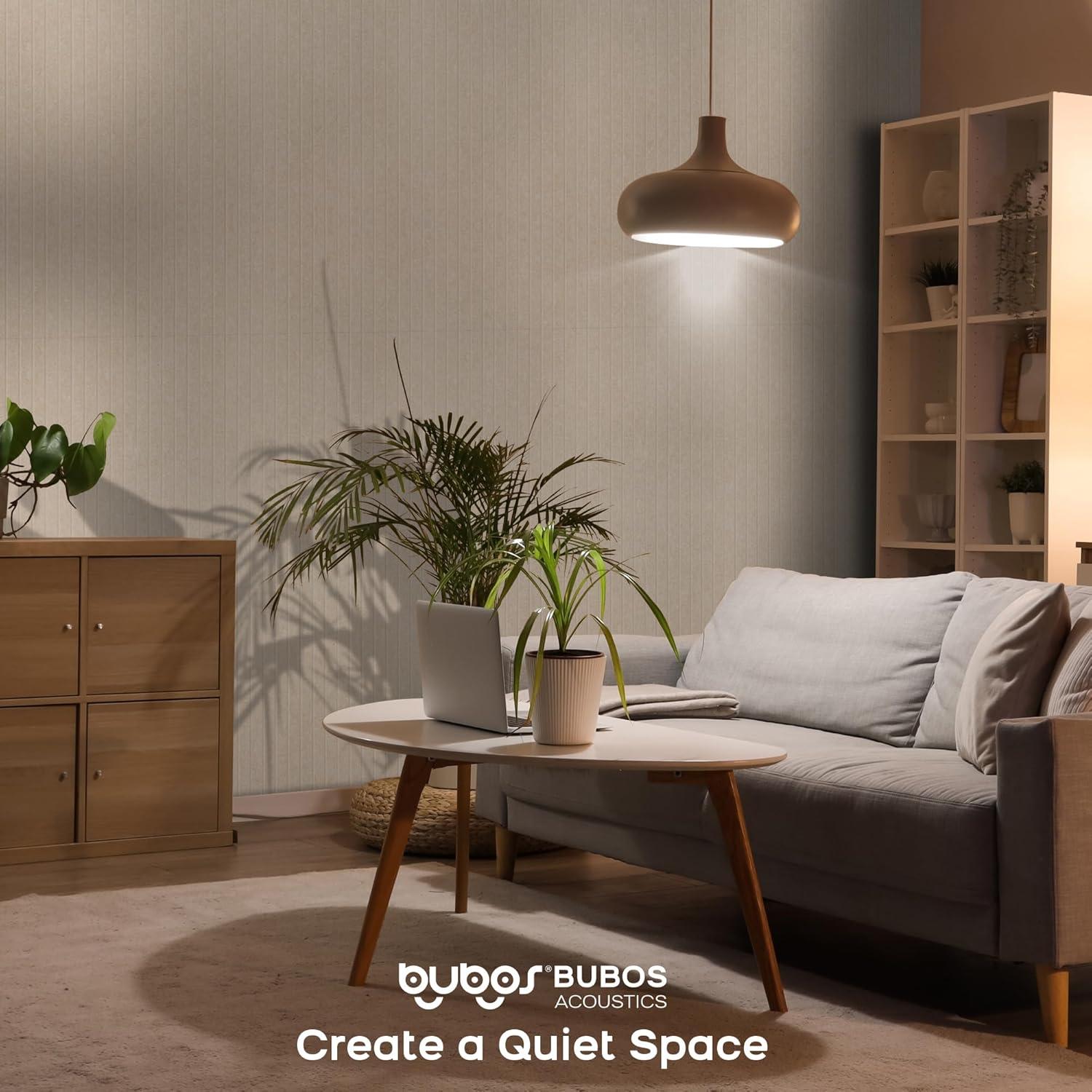 BUBOS Paneles Acústicos Grandes 120x60 cm 5 Piezas Camel 2