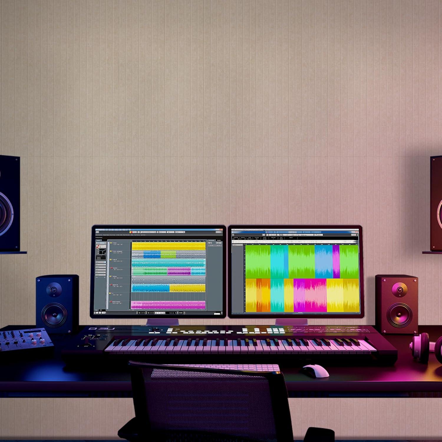 BUBOS Paneles Acústicos Grandes 120x60 cm 5 Piezas Camel 2