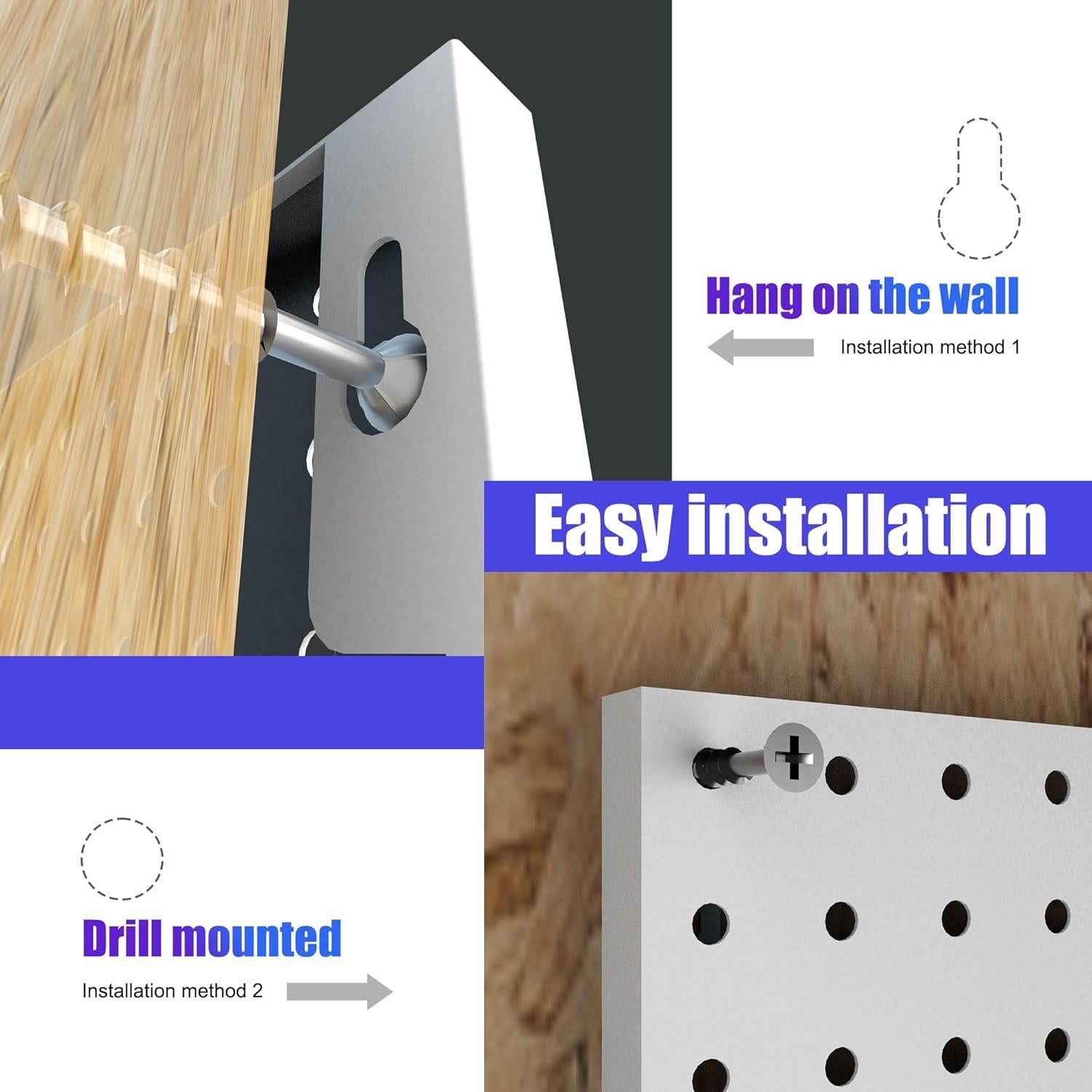 Paneles de Metal para Perforar Spampur 4 Pcs 40.64x30.48 cm