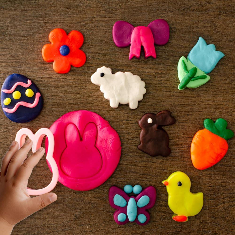 Paquete de 12 Huevos de Pascua Waybla con Masa para Modelar