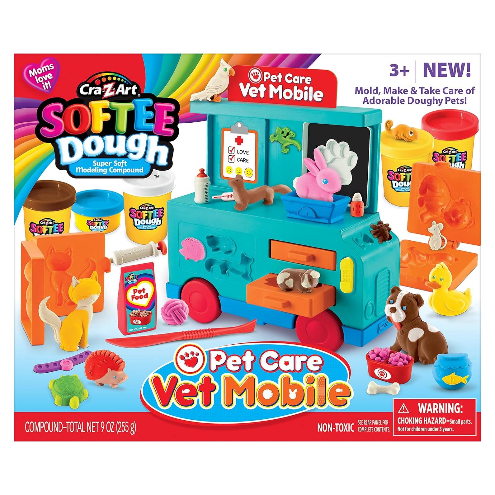 Set de Juego Veterinario Móvil Cra-Z-Art Softee Dough