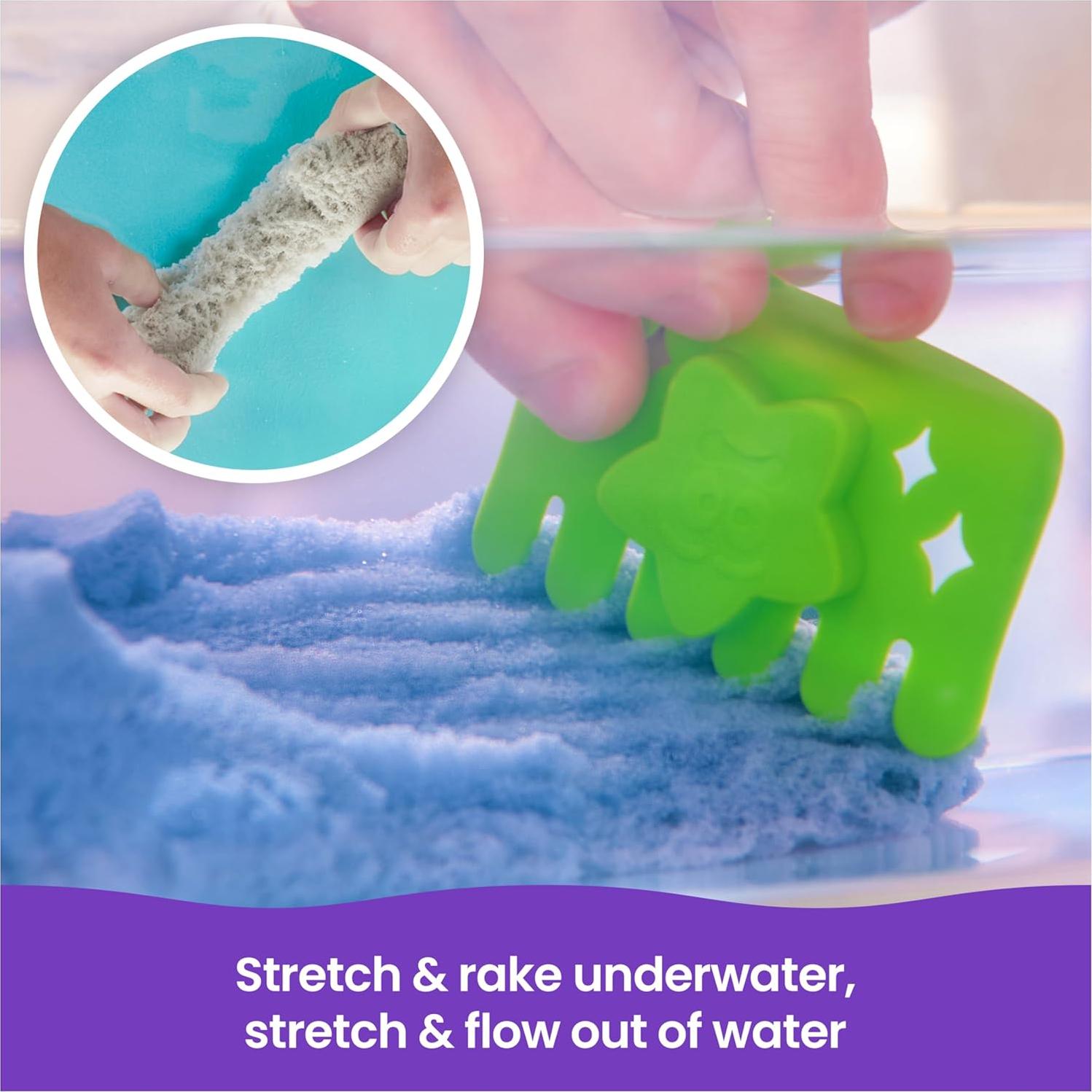 Kinetic Sand Splash 170g - Estuche Inicio con 3 Moldes
