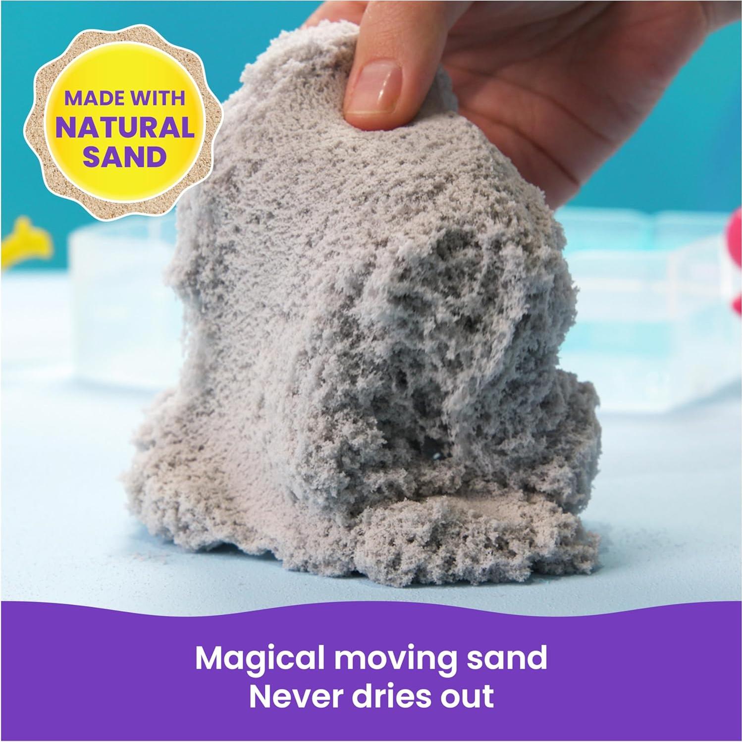 Kinetic Sand Splash 170g - Estuche Inicio con 3 Moldes
