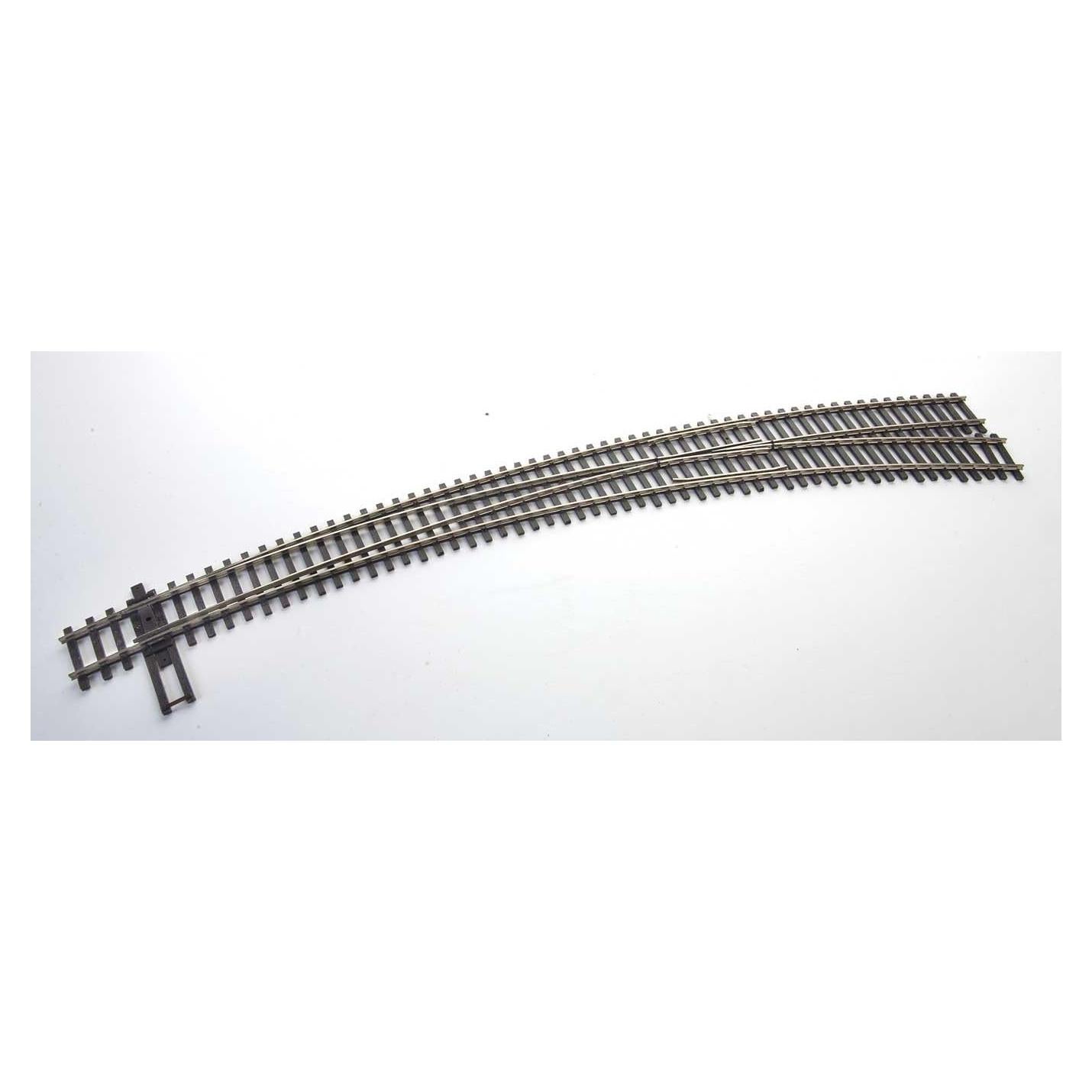 Desvío Curvado Walthers HO Código 83 DCC Mano Derecha