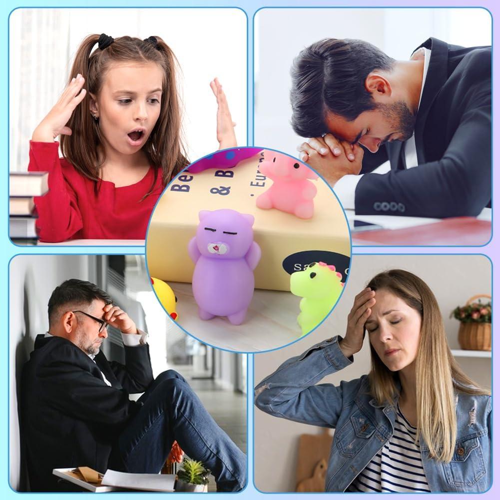 Squishies 24pcs Kingyao Juguetes Alivio Estrés Niños