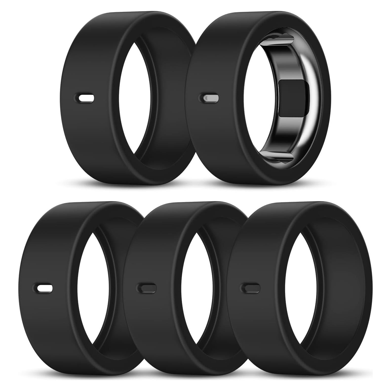 Paquete de 5 fundas de silicona ZOOROO para Oura Ring Gen 4/3