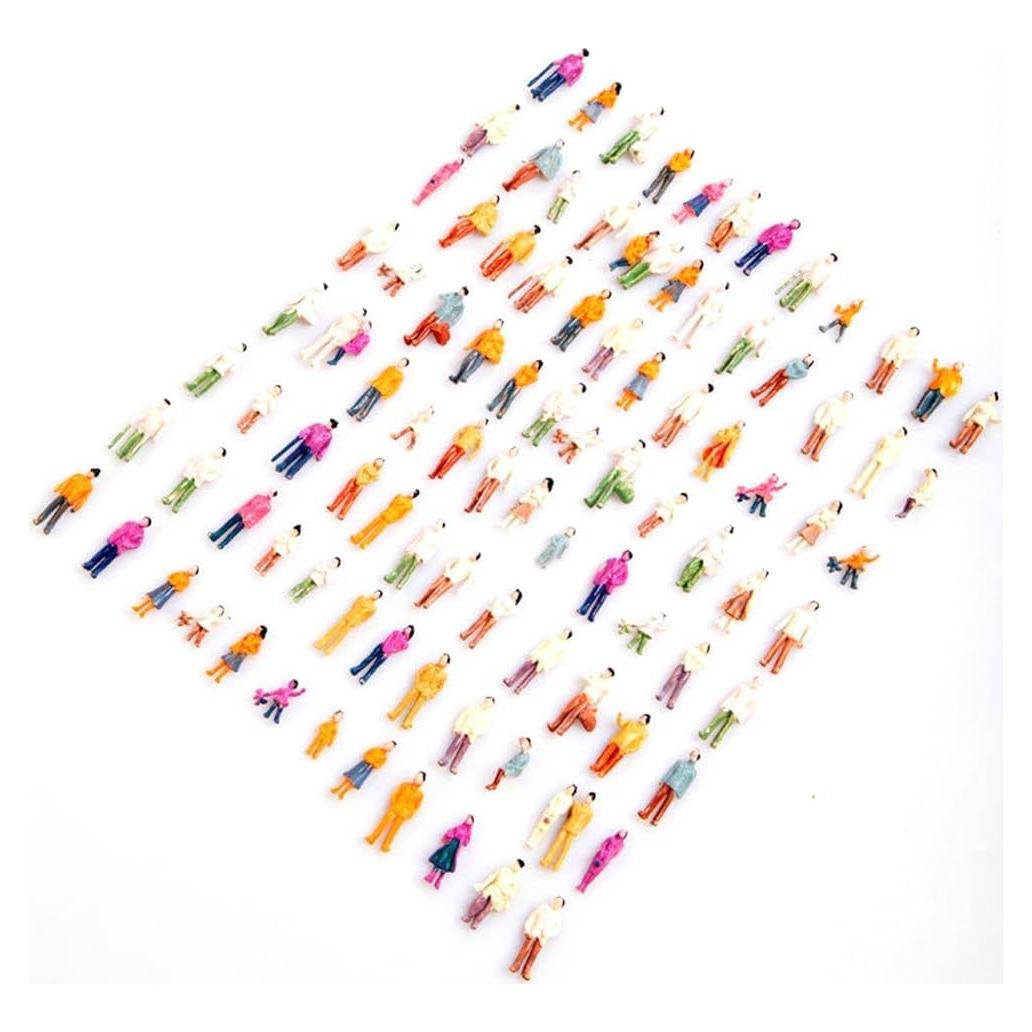 Conjunto 200 Figuras a Escala 1:100 Hsxxf Multicolor