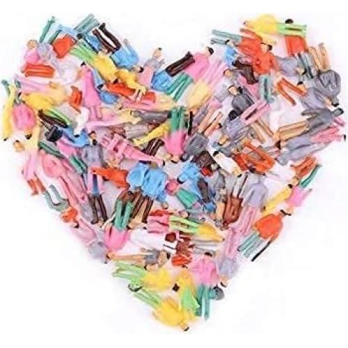 Conjunto 200 Figuras a Escala 1:100 Hsxxf Multicolor