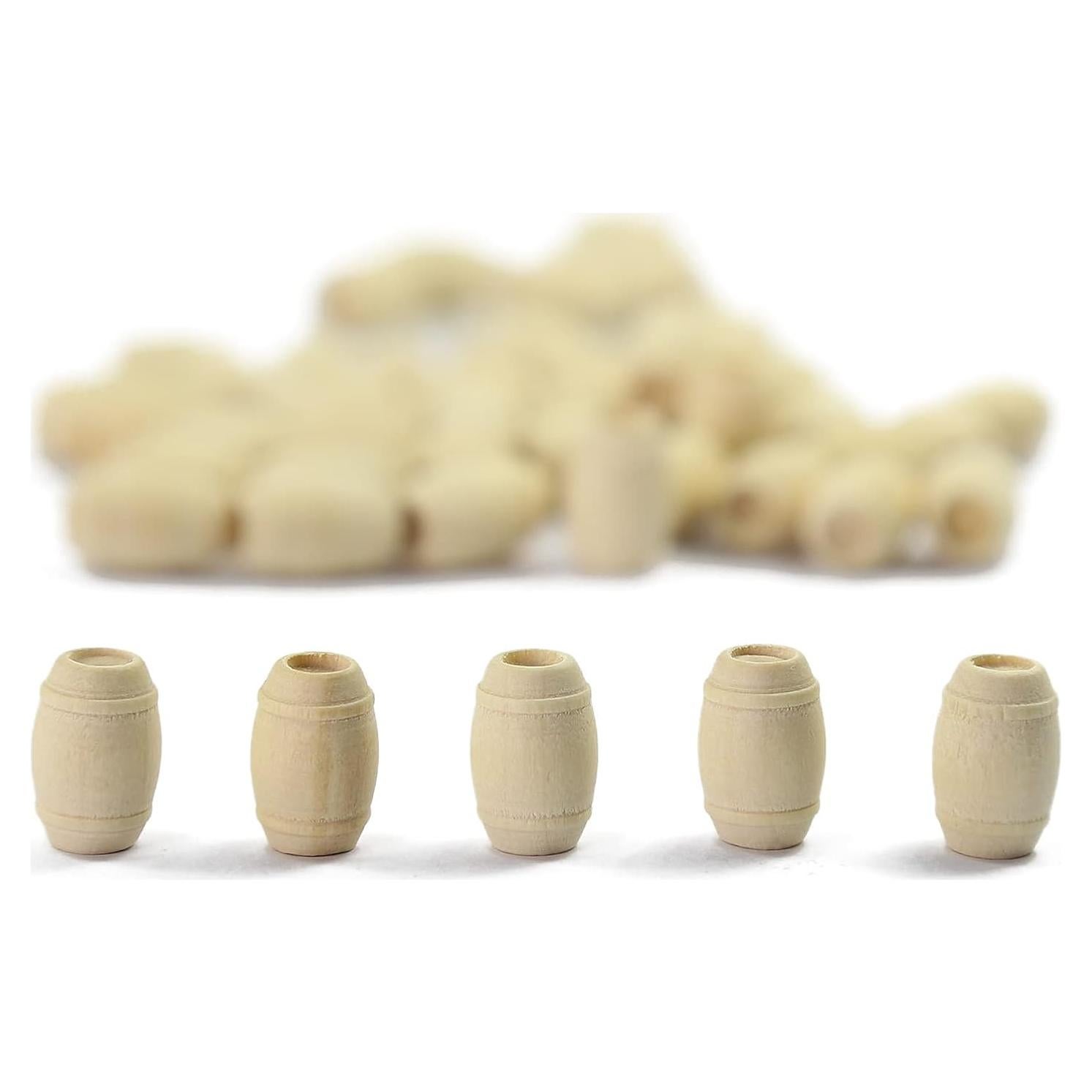 Barriles de Madera 50pcs EVEMODEL 13.8mm Escala HO OO