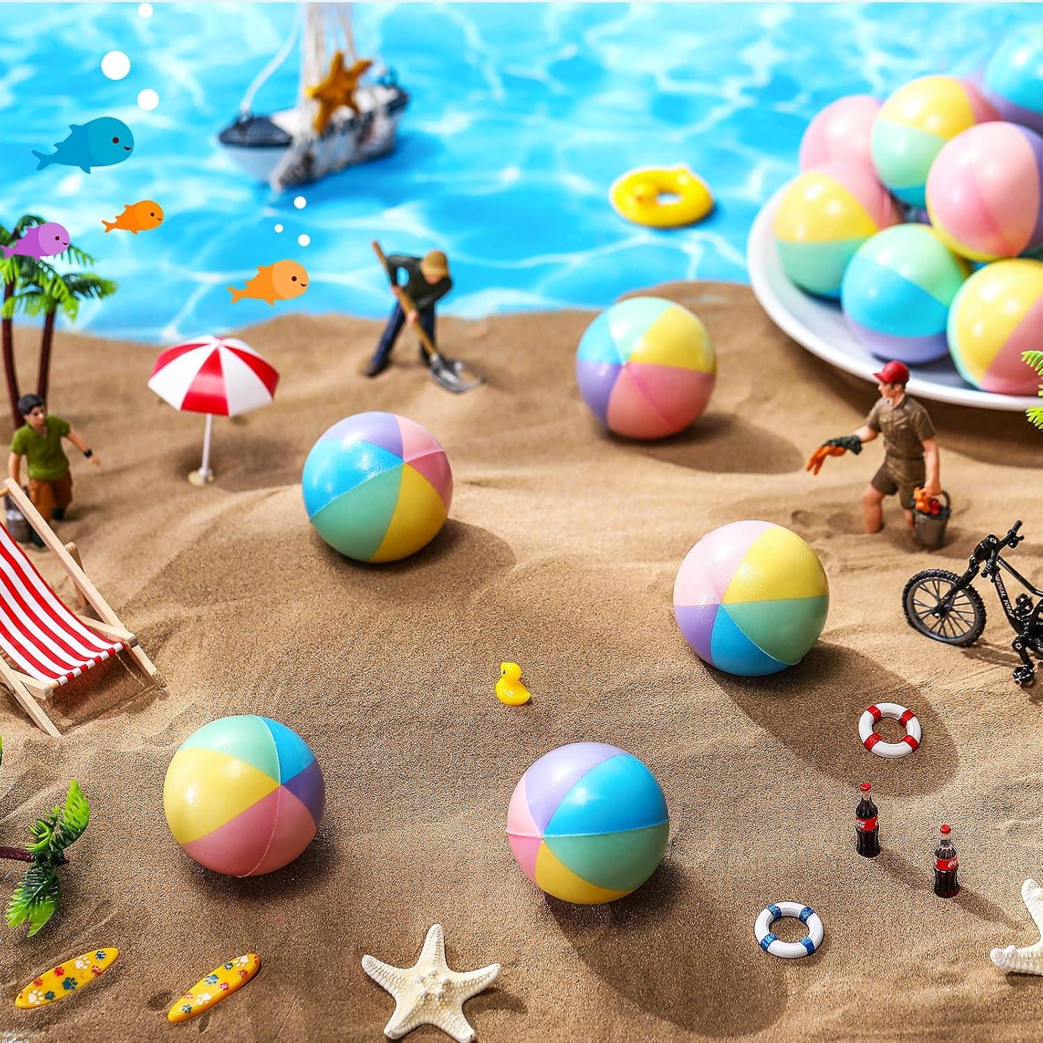 Jerify 24 Pelotas de Estrés Arcoíris 6.3 cm Espuma PU