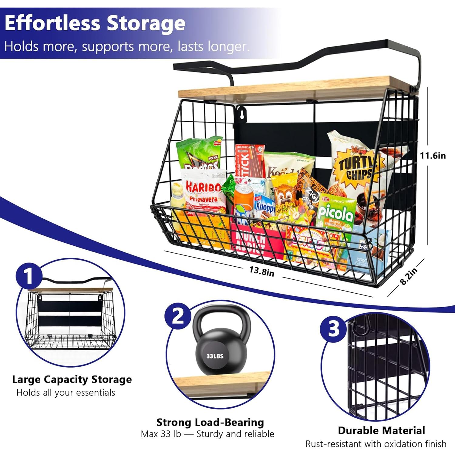 Estante Magnético Bealy para Nevera 35.1x29.5cm - 16kg