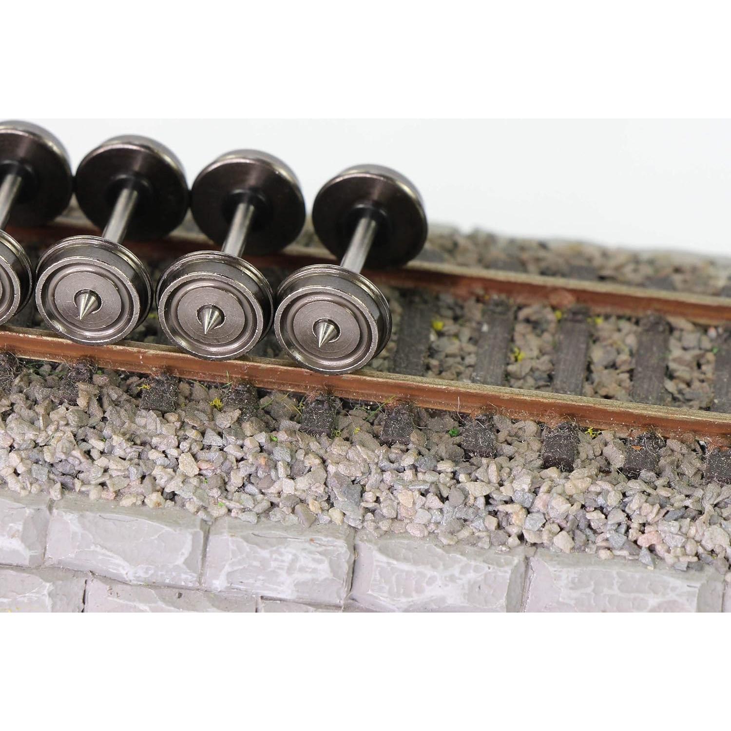 24 Ruedas de Metal Escala HO 1:87 Evemodel C8725