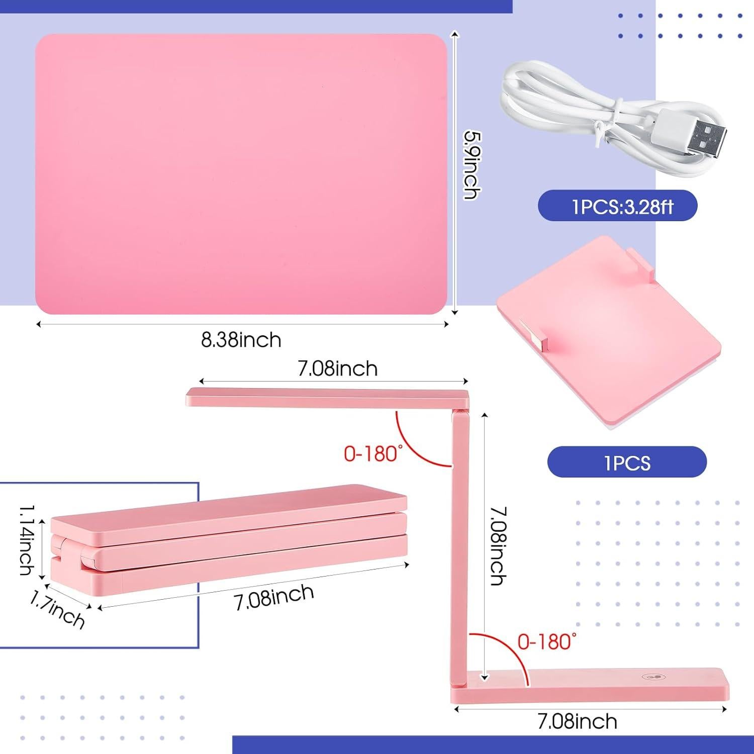 Luz UV Plegable VIHOSE para Curado de Resina con 18 LEDs