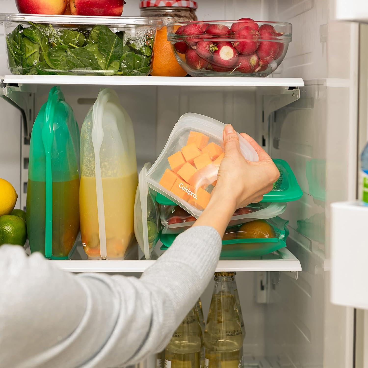 Bolsa Reutilizable de Silicona Cuisipro 400 ml Transparente