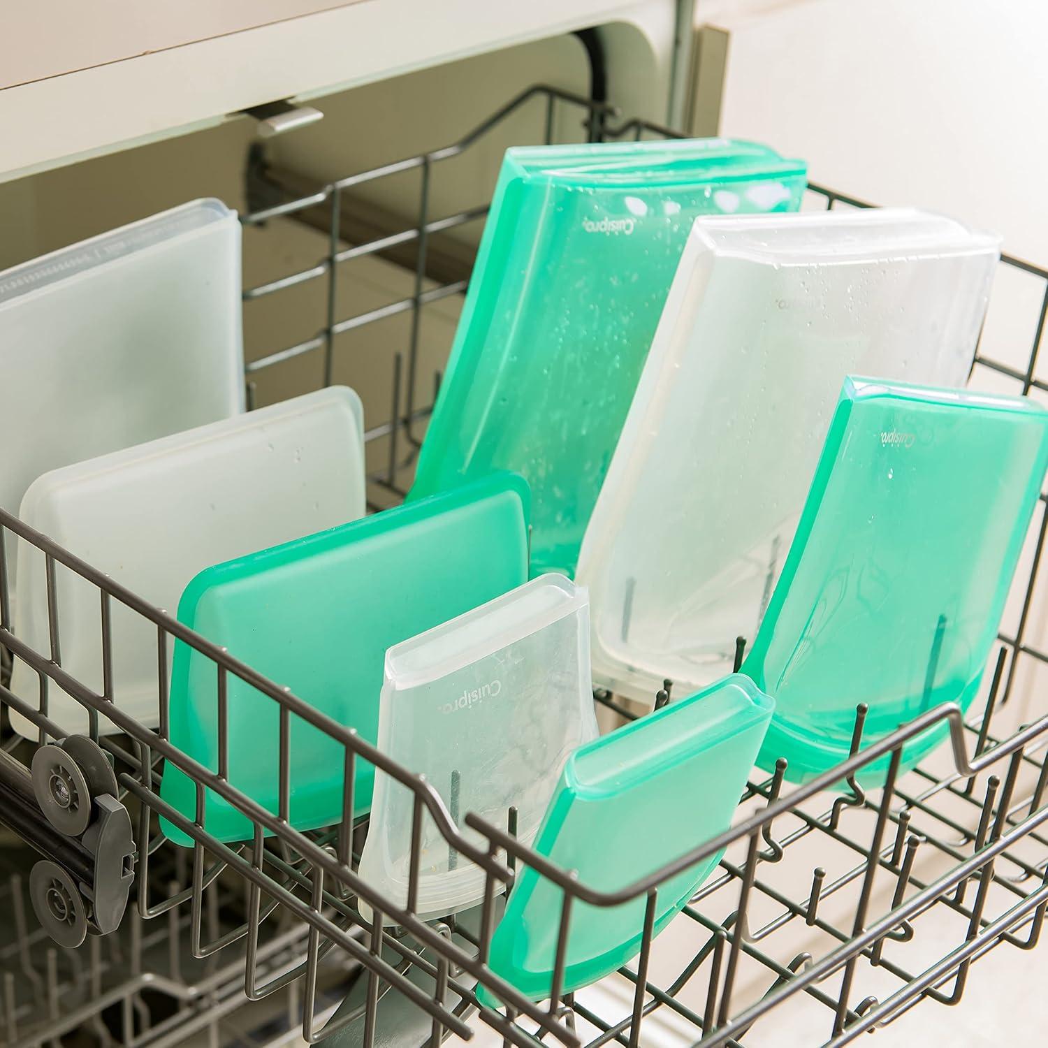 Bolsa Reutilizable de Silicona Cuisipro 400 ml Transparente