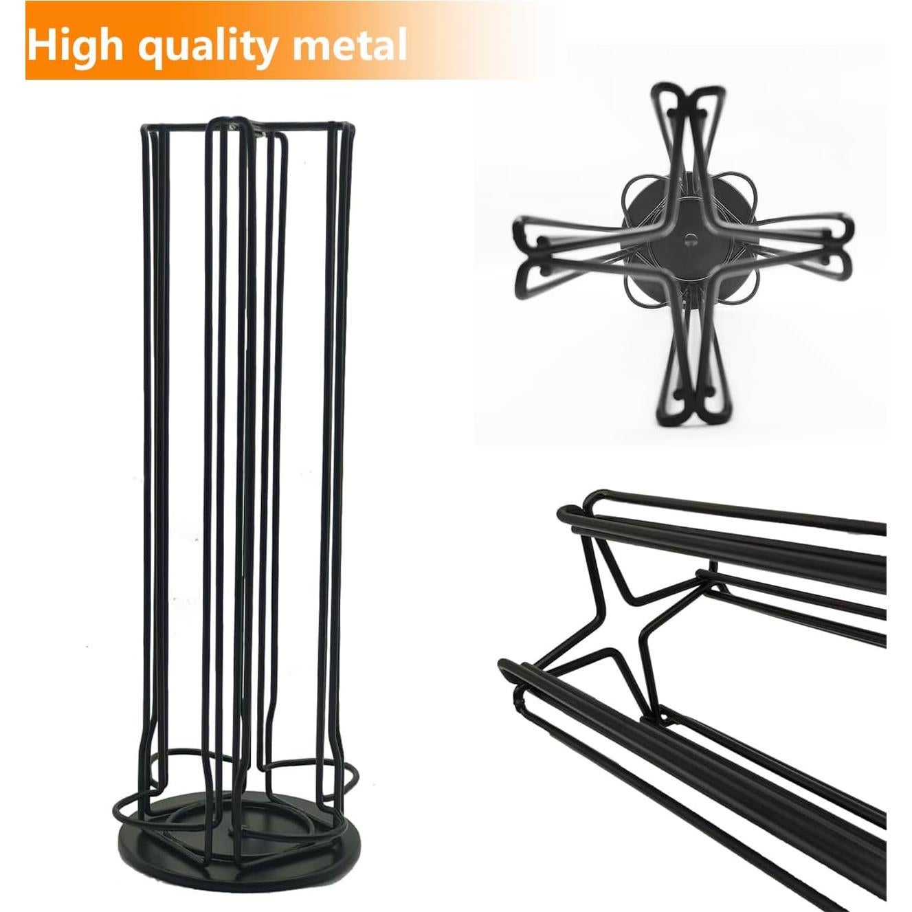 Soporte giratorio para 28 cápsulas Nespresso Meelio negro