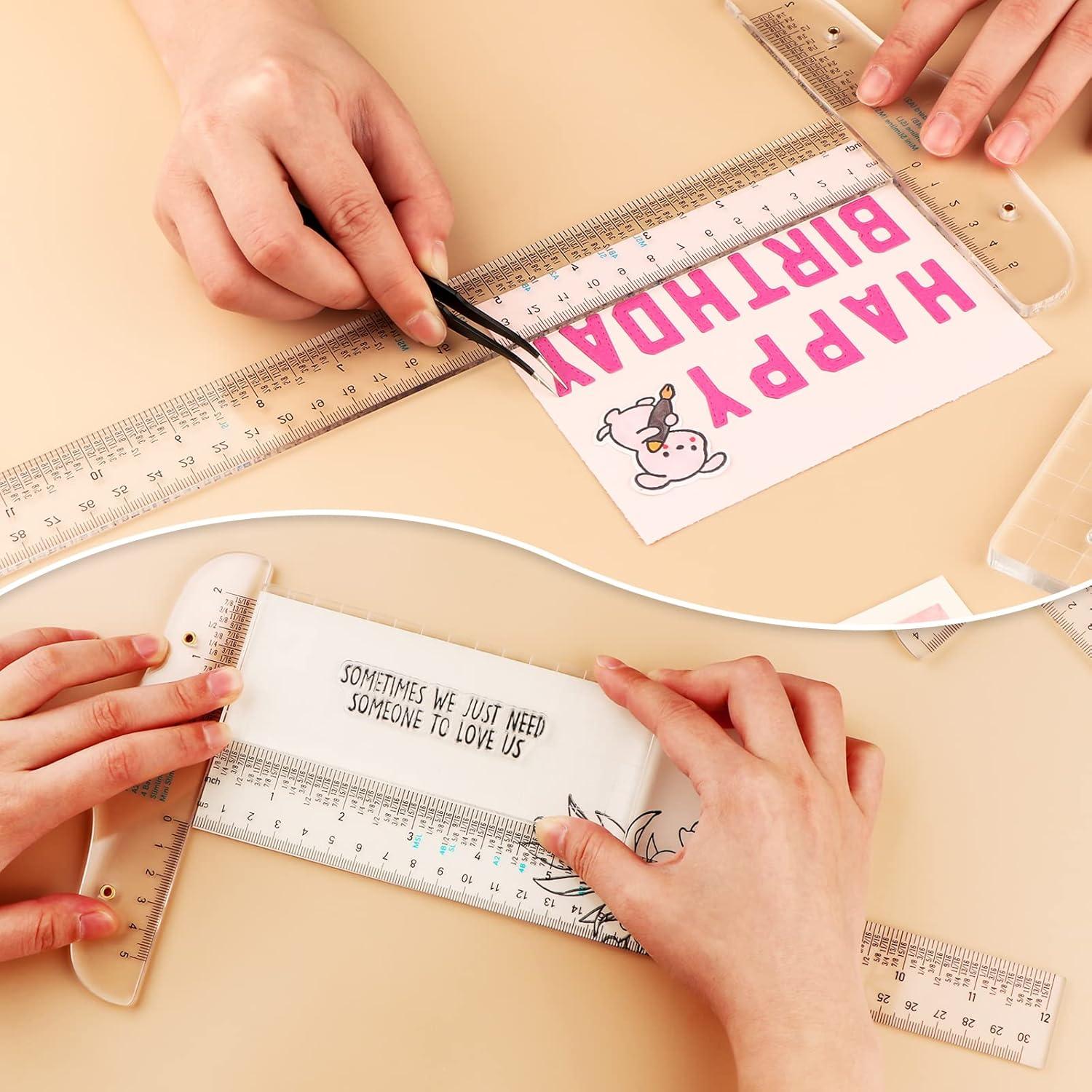 Regla T Acrílica Transparente 30 cm CYFUN DESIGN