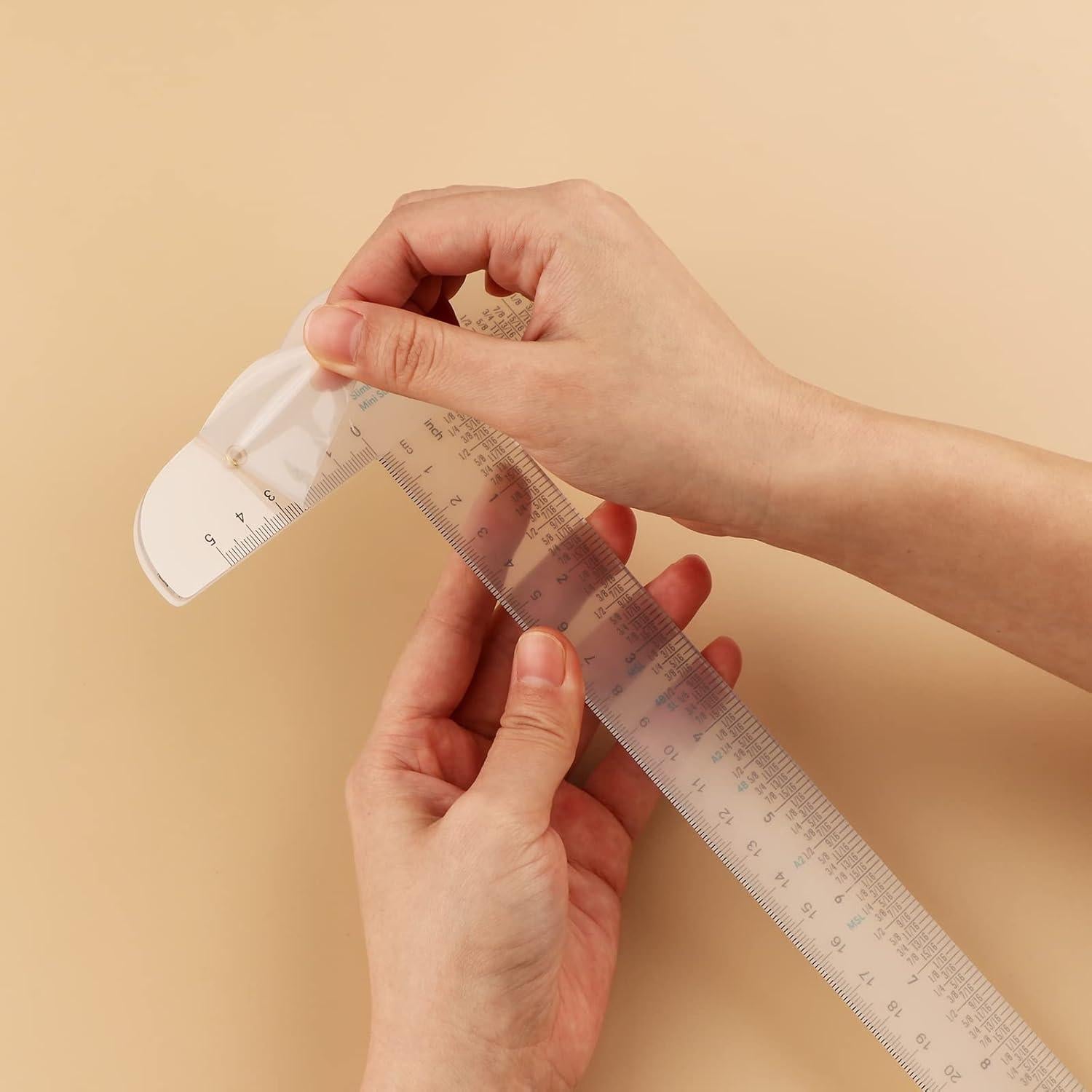 Regla T Acrílica Transparente 30 cm CYFUN DESIGN