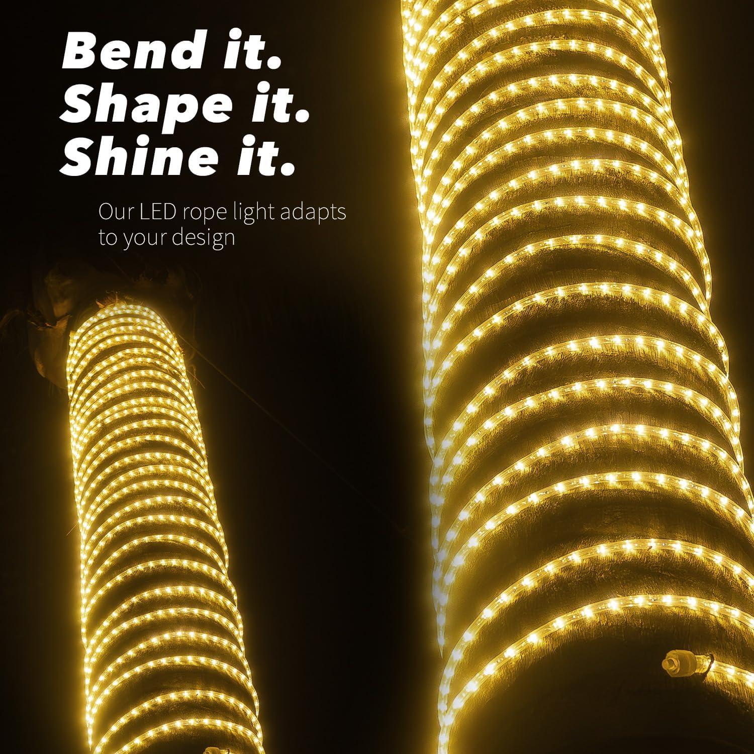 Cinta de Luz LED 6.1m WYZworks Impermeable Blanco Cálido