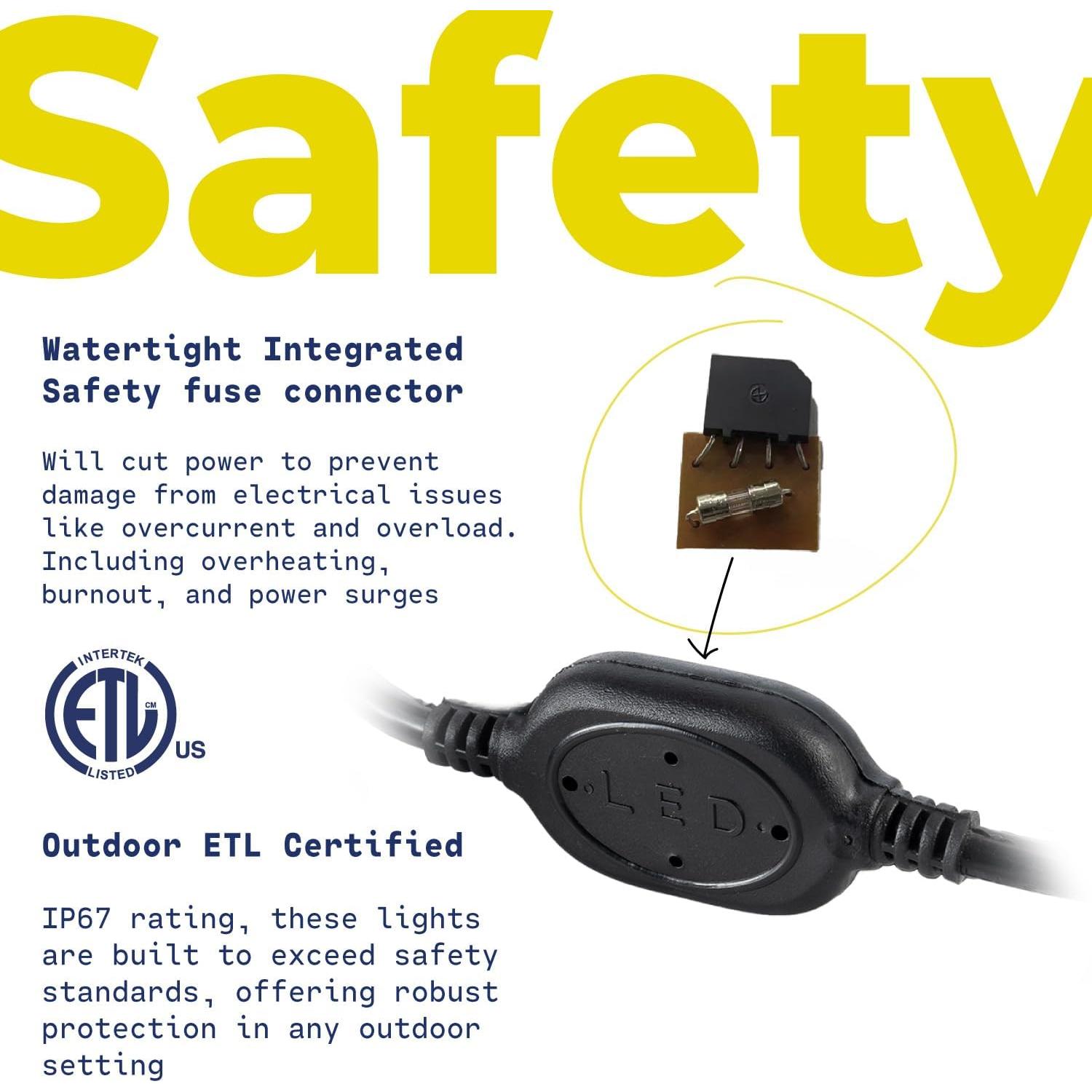 Cinta de Luz LED 6.1m WYZworks Impermeable Blanco Cálido