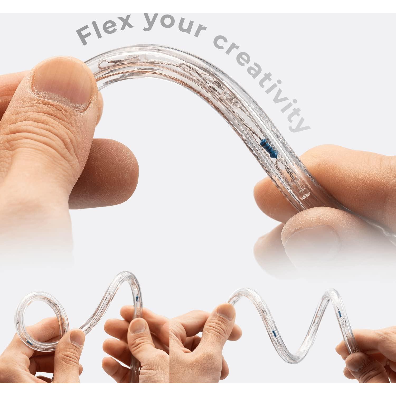 Cinta de Luz LED 6.1m WYZworks Impermeable Blanco Cálido