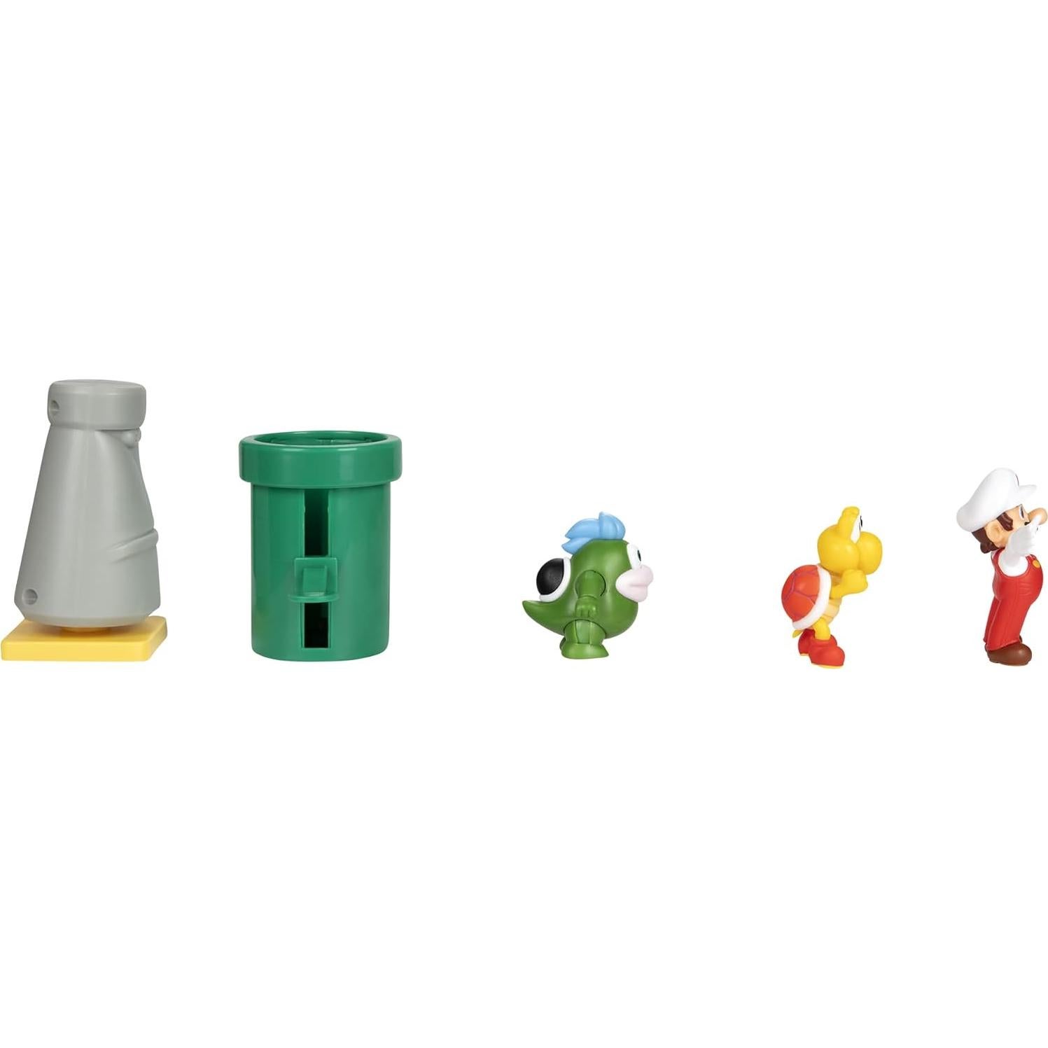 Juego de figuras Super Mario Jakks Pacific 2.5" diorama