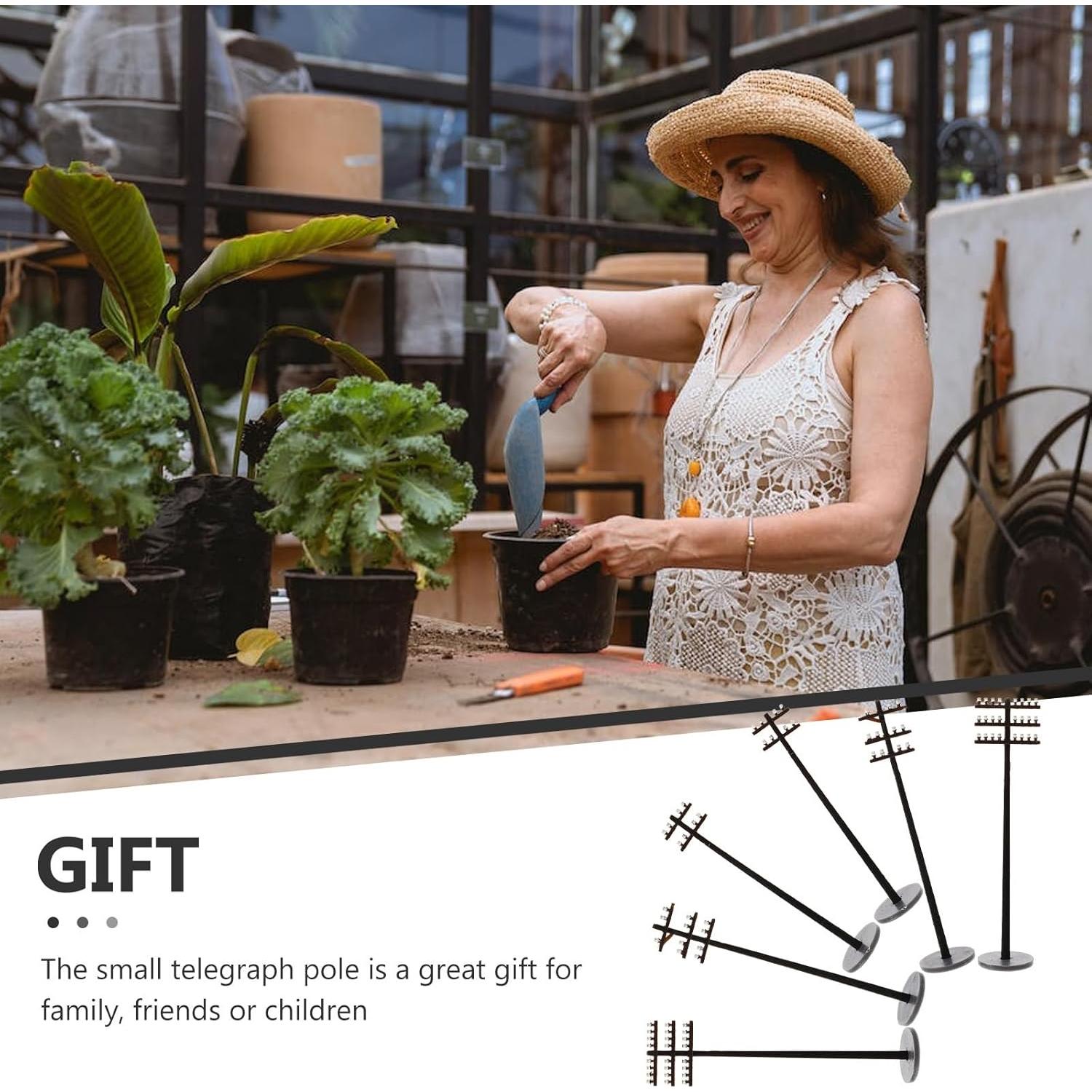 Postes Telefónicos Miniatura GANAZONO 6pcs 1:100 ABS