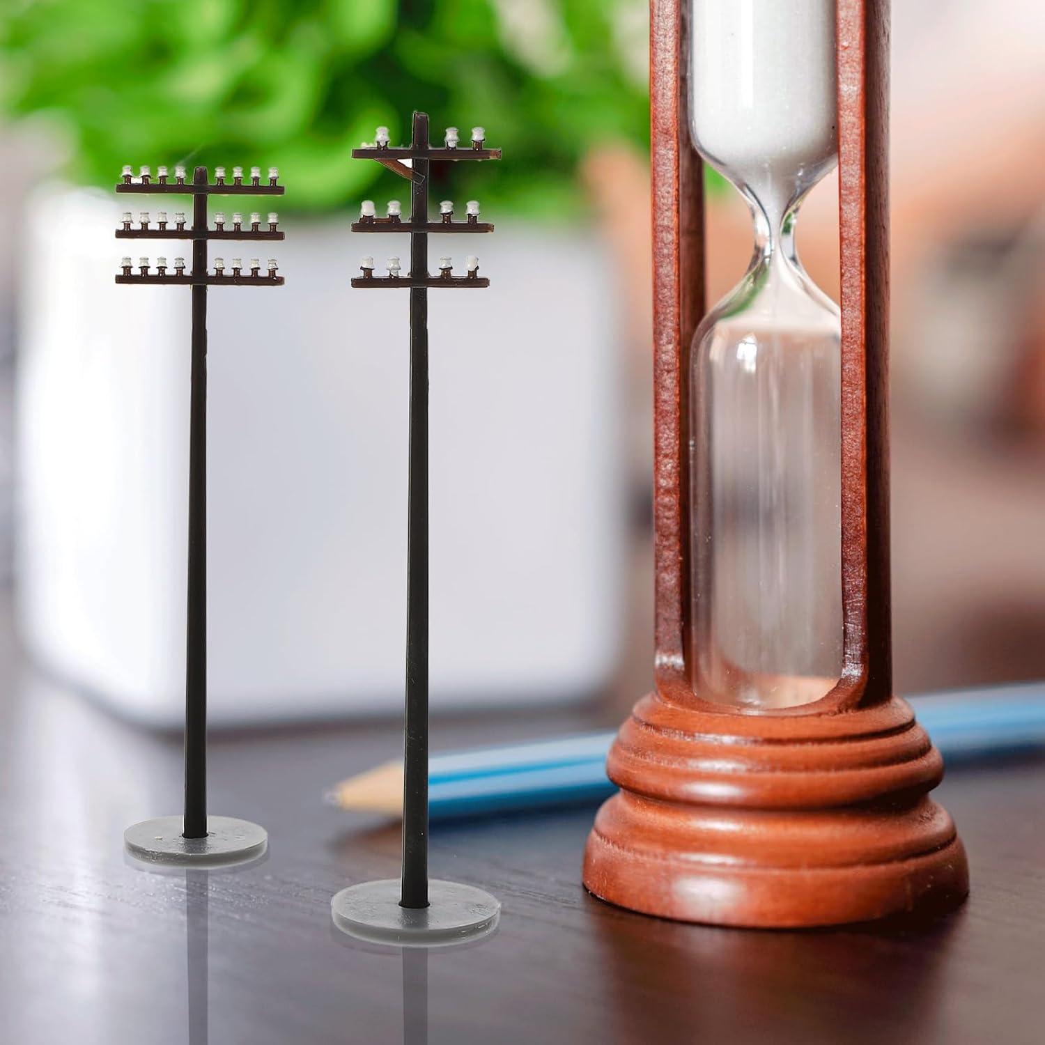 Postes Telefónicos Miniatura GANAZONO 6pcs 1:100 ABS