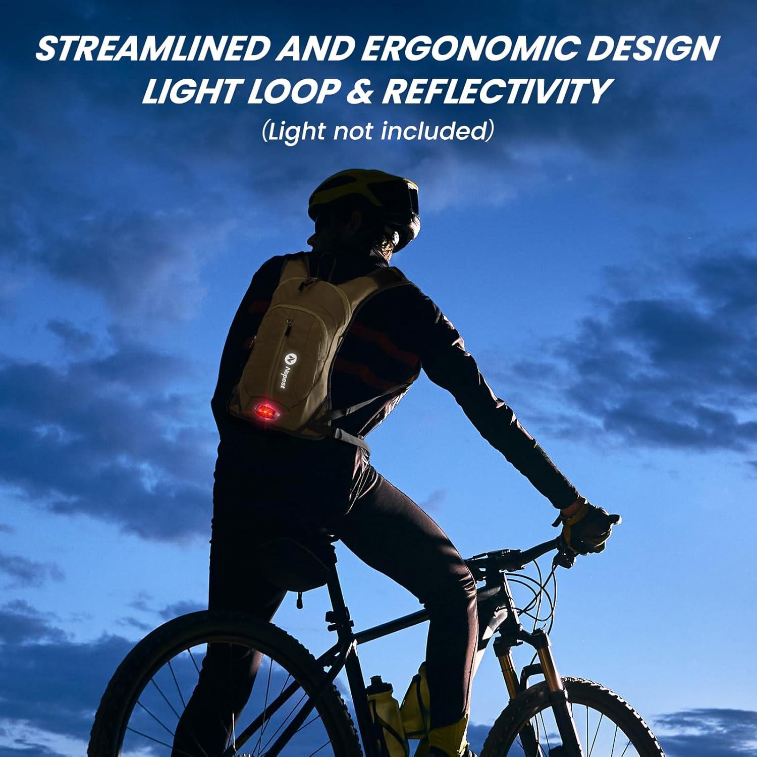 Mochila de Hidratación Nepest 2L Unisex para Senderismo y Ciclismo