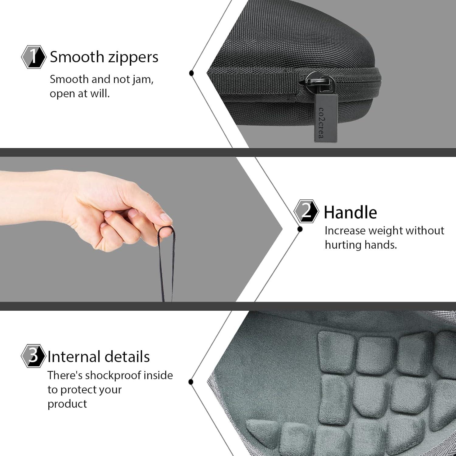 Funda Dura co2CREA para Ratón Trackball Logitech MX Ergo