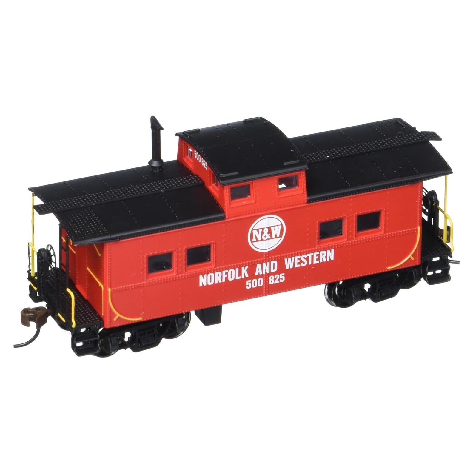 Caboose de acero Norfolk & Western Bachmann ROJO HO 1:87