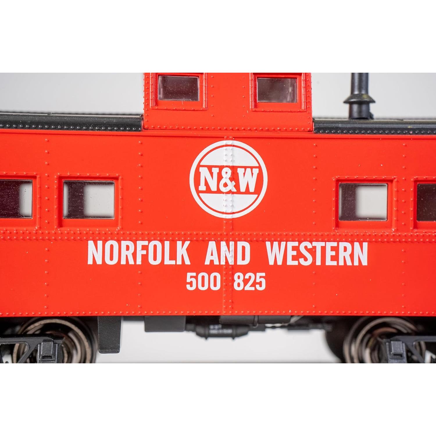 Caboose de acero Norfolk & Western Bachmann ROJO HO 1:87