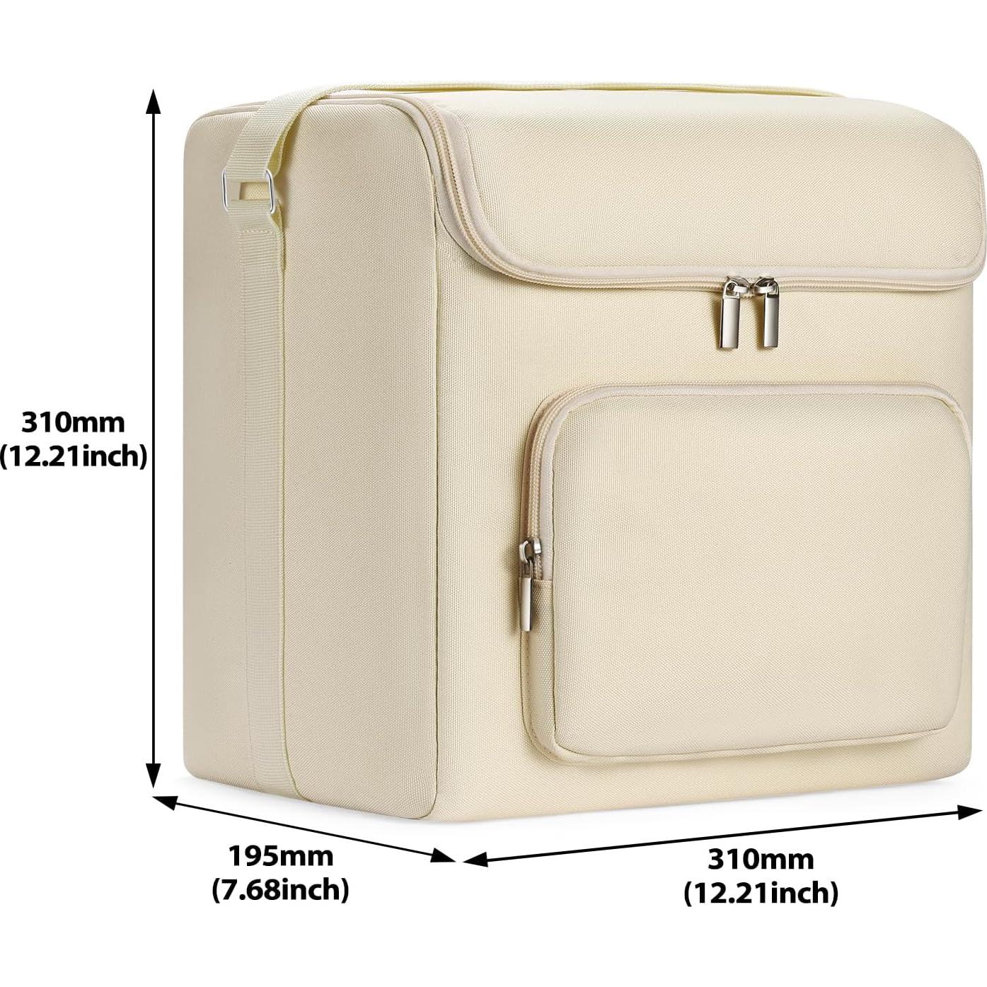 Bolsa de viaje para mini nevera 4L Hzycwgone Beige