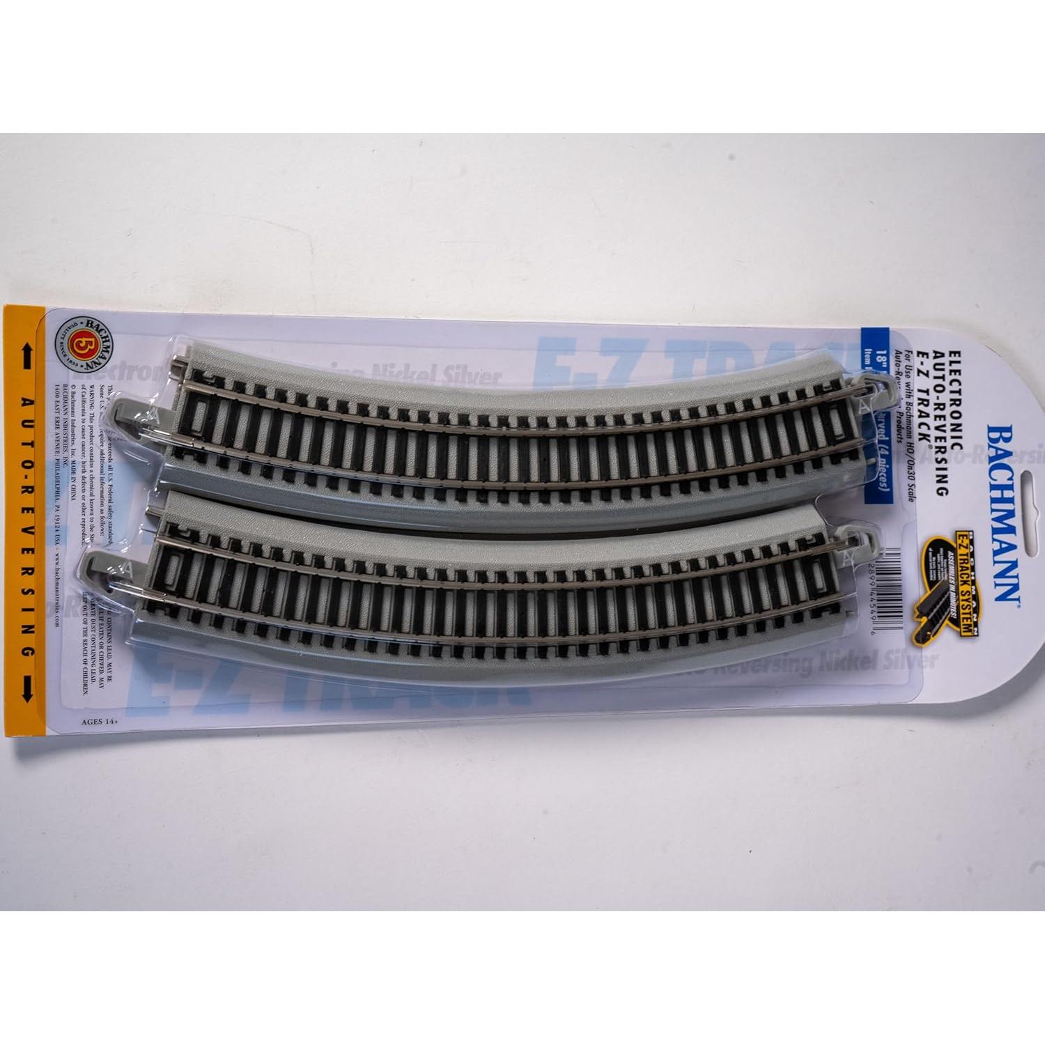 Vías Curvas Inversión Automática Bachmann 4 Piezas HO