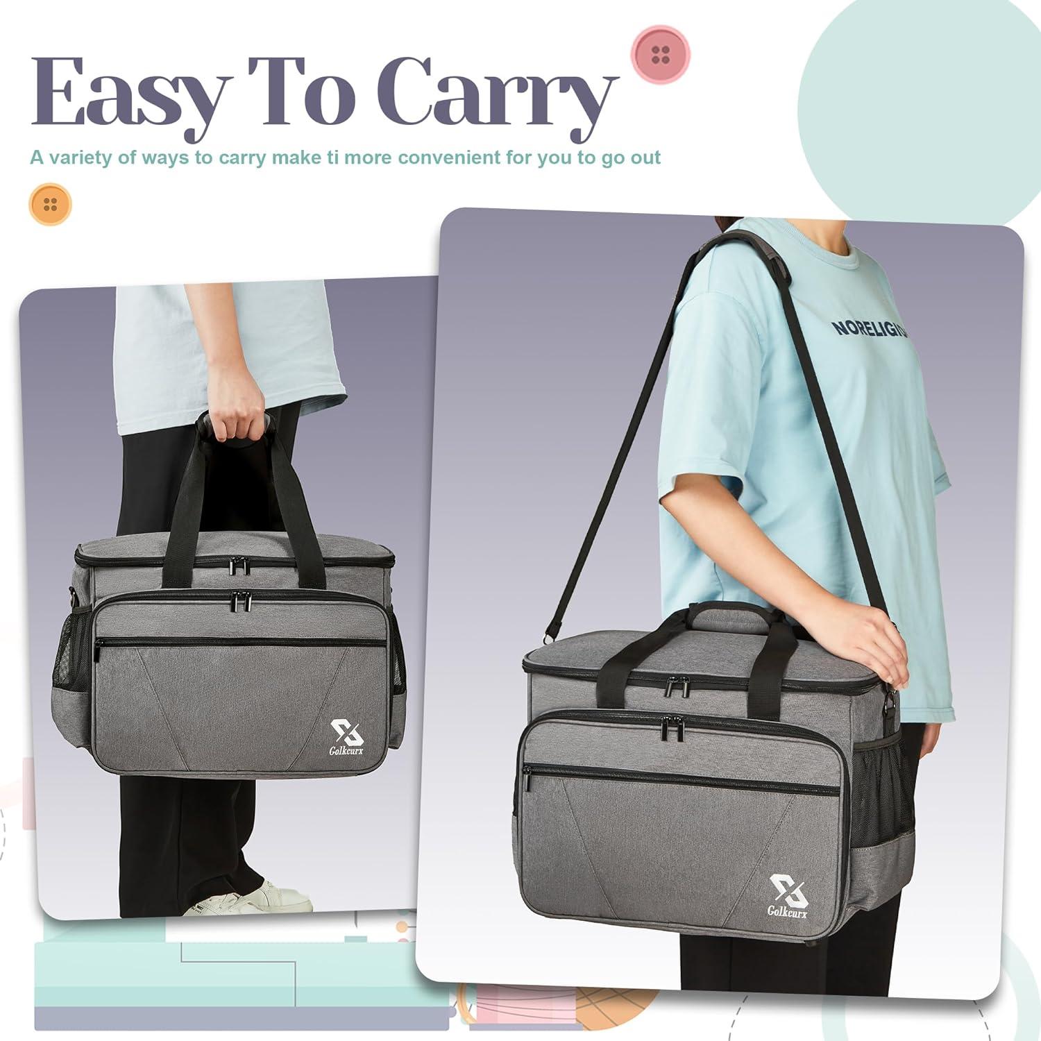 Funda para Máquina de Coser Golkcurx Gris con Almohadilla