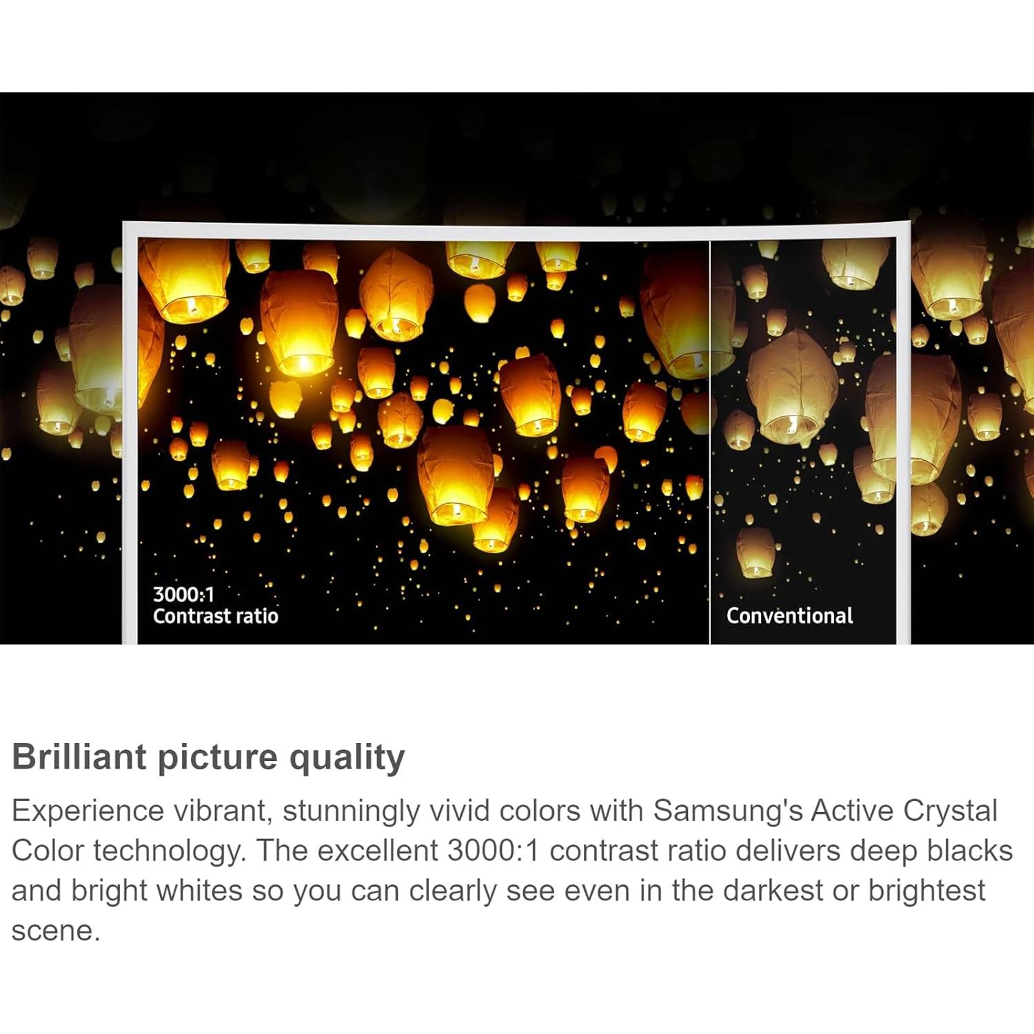 Monitor Curvo Samsung 27" FHD 60Hz AMD FreeSync 4ms Blanco